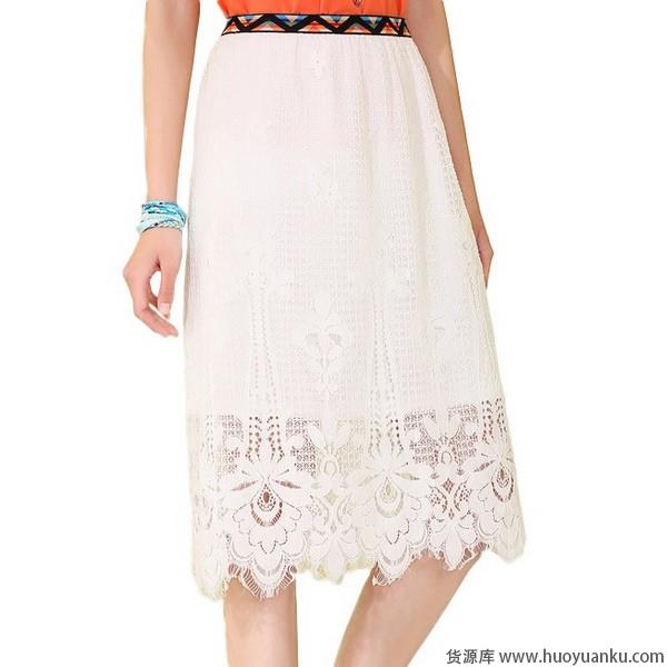 一件穿三季，纯色半身裙搭配省心-第5张图片-货源库