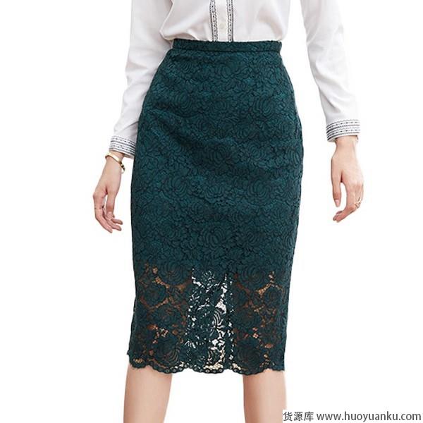 一件穿三季，纯色半身裙搭配省心-第9张图片-货源库