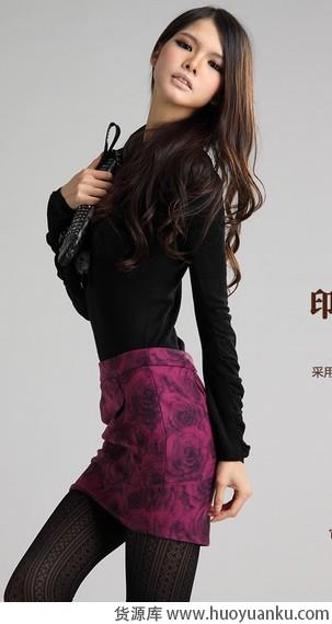 简约包臀裙轻松穿出气质美女