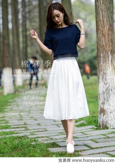 小白裙你好我要清爽一夏-第9张图片-货源库