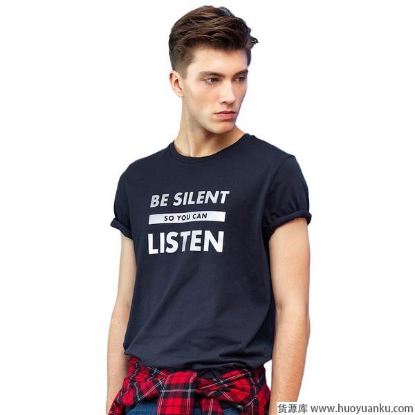 有腔调,字母T恤洋溢叛逆不羁范-第8张图片-货源库 有腔调,字母T恤洋溢叛逆不羁范-第8张图片-货源库