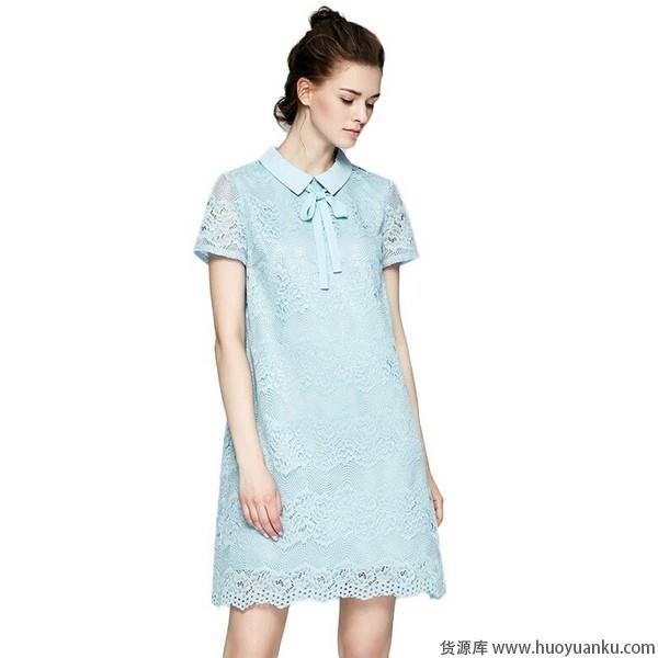 软妹风,浅蓝色连衣裙柔化女汉心-第1张图片-货源库 软妹风,浅蓝色连衣裙柔化女汉心-第1张图片-货源库