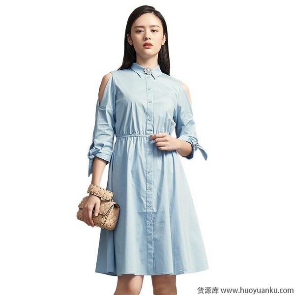 软妹风,浅蓝色连衣裙柔化女汉心-第5张图片-货源库 软妹风,浅蓝色连衣裙柔化女汉心-第5张图片-货源库