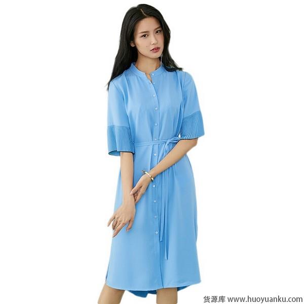 软妹风,浅蓝色连衣裙柔化女汉心-第8张图片-货源库 软妹风,浅蓝色连衣裙柔化女汉心-第8张图片-货源库