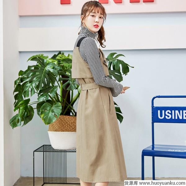 背带装让夏天漂亮收尾秋天美丽开场-第9张图片-货源库