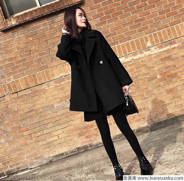 小个子们的大长腿,由毛呢外套来守护-第6张图片-货源库 小个子们的大长腿,由毛呢外套来守护-第6张图片-货源库