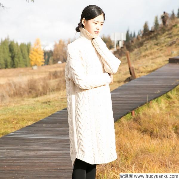 秋冬里要有一件白色针织衫-第7张图片-货源库