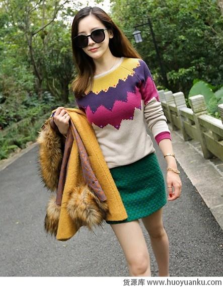 短裙叫寒冬也俏丽-第3张图片-货源库