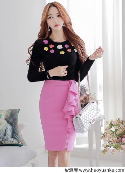 短裙叫寒冬也俏丽-第6张图片-货源库