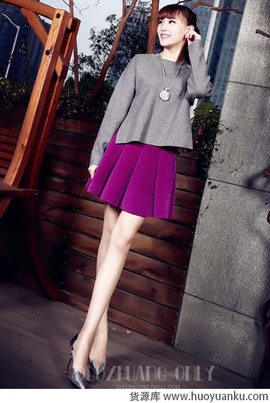 短裙叫寒冬也俏丽-第8张图片-货源库