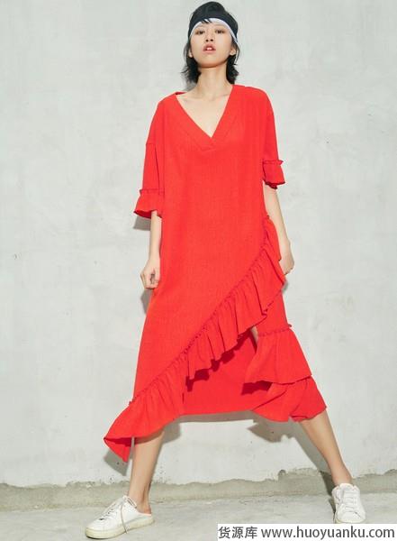 荷叶边用对地方，分分钟美出新高度-第30张图片-货源库