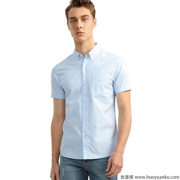 浅色短袖衬衫大话清凉感-第6张图片-货源库 浅色短袖衬衫大话清凉感-第6张图片-货源库