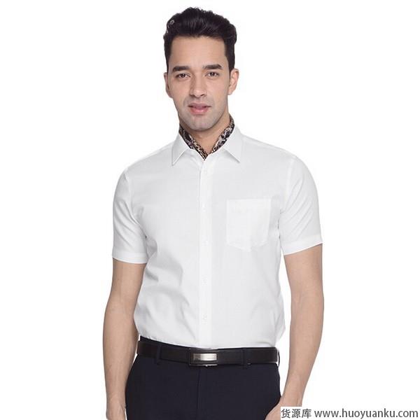 浅色短袖衬衫大话清凉感-第7张图片-货源库 浅色短袖衬衫大话清凉感-第7张图片-货源库