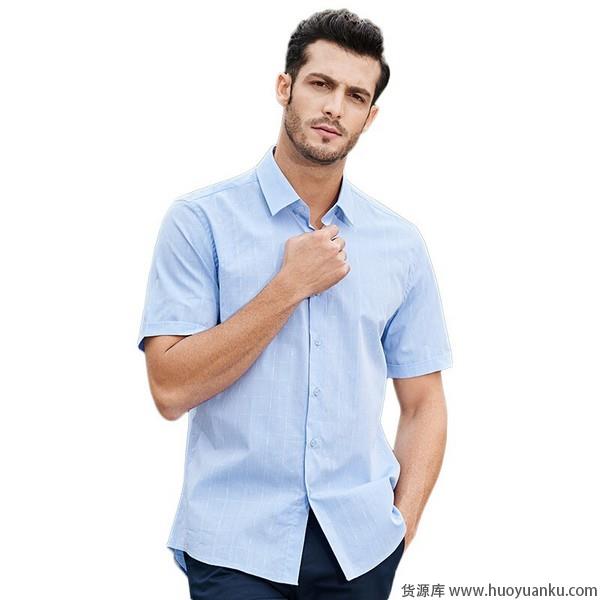 浅色短袖衬衫大话清凉感-第9张图片-货源库 浅色短袖衬衫大话清凉感-第9张图片-货源库