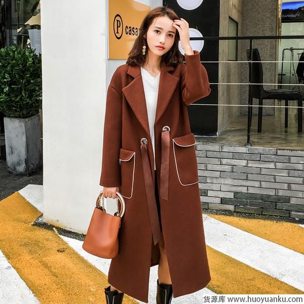茧型大衣轮廓之外见潇洒-第8张图片-货源库