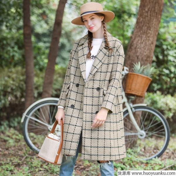 茧型大衣轮廓之外见潇洒-第9张图片-货源库