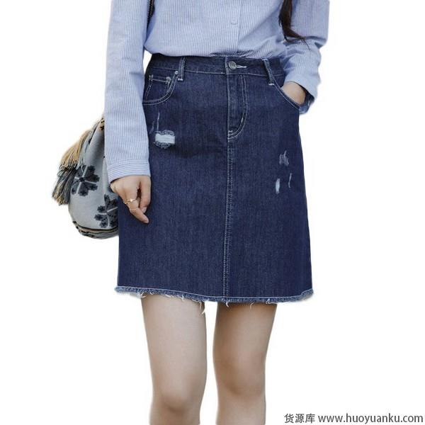 牛仔半身裙拯救箱底衣物-第10张图片-货源库