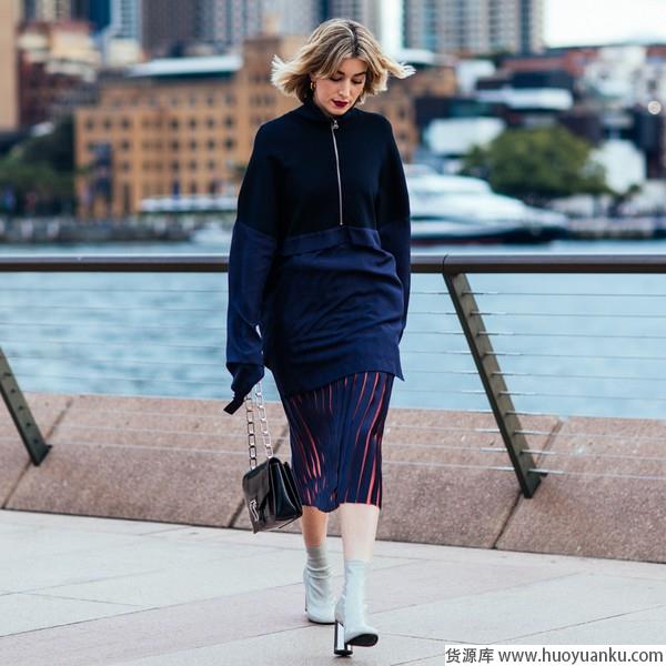 内搭单穿都有特色，拼接式连衣裙放大招-第4张图片-货源库