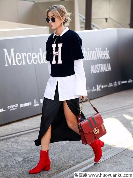 内搭单穿都有特色，拼接式连衣裙放大招-第5张图片-货源库