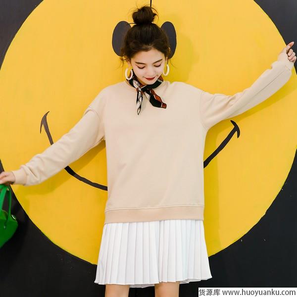 内搭单穿都有特色，拼接式连衣裙放大招-第10张图片-货源库