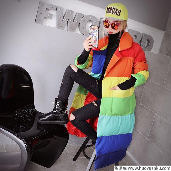 彩虹般的着装彩虹般的女人-第8张图片-货源库