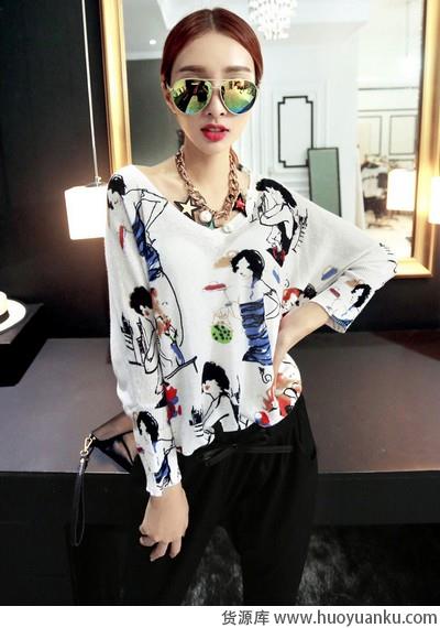 蝙蝠袖针织衫美出新高度-第4张图片-货源库 蝙蝠袖针织衫美出新高度-第4张图片-货源库