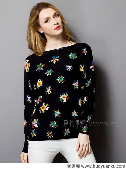 蝙蝠袖针织衫美出新高度-第8张图片-货源库 蝙蝠袖针织衫美出新高度-第8张图片-货源库