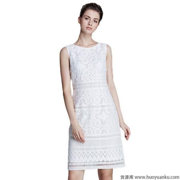 高腰连衣裙，黄金比例制造大长腿-第7张图片-货源库