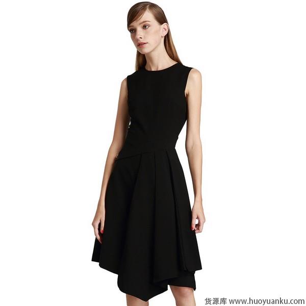 高腰连衣裙，黄金比例制造大长腿-第8张图片-货源库