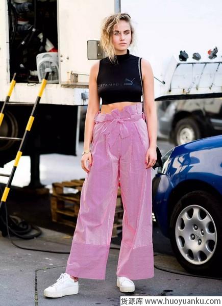 花苞高腰时尚记，细腰长腿进行时-第4张图片-货源库