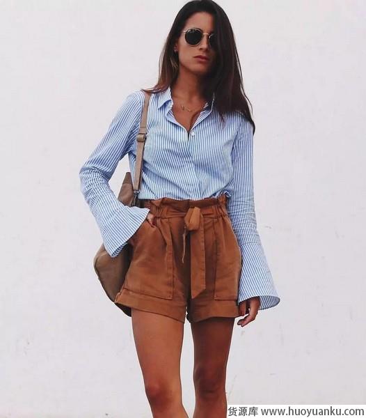 花苞高腰时尚记，细腰长腿进行时-第5张图片-货源库