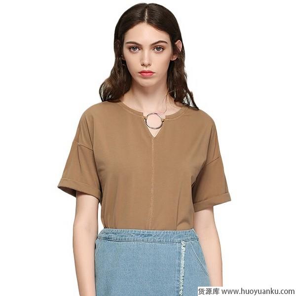 设计感！这些纯色T恤和别人不一样-第5张图片-货源库