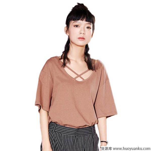 设计感！这些纯色T恤和别人不一样-第6张图片-货源库