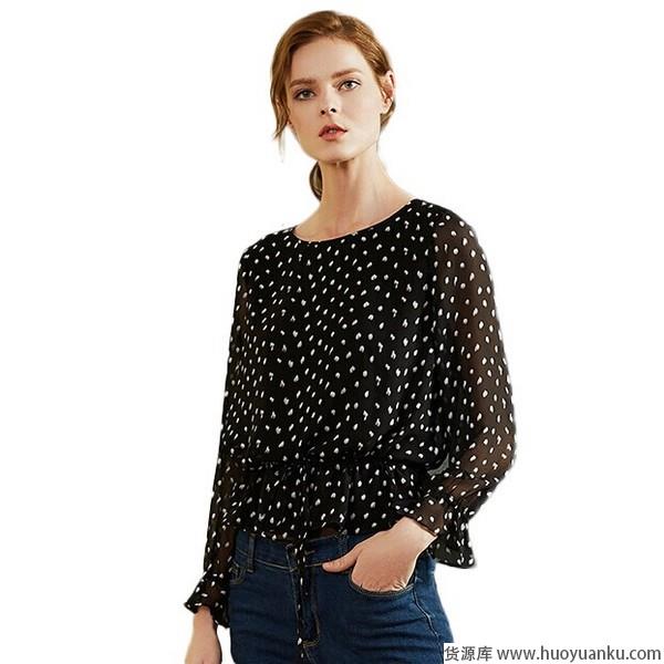 不落幕的时髦,波点衬衫邂逅法式浪漫-第4张图片-货源库 不落幕的时髦,波点衬衫邂逅法式浪漫-第4张图片-货源库