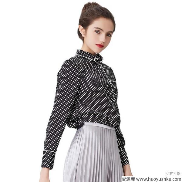 不落幕的时髦,波点衬衫邂逅法式浪漫-第8张图片-货源库 不落幕的时髦,波点衬衫邂逅法式浪漫-第8张图片-货源库