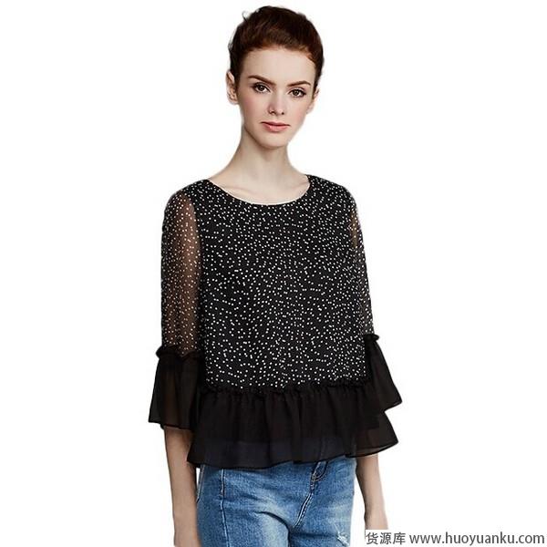 不落幕的时髦,波点衬衫邂逅法式浪漫-第9张图片-货源库 不落幕的时髦,波点衬衫邂逅法式浪漫-第9张图片-货源库