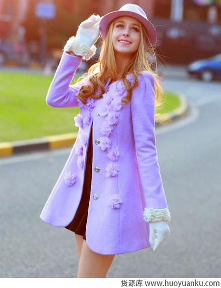 毛呢向暖，花饰旖旎-第1张图片-货源库