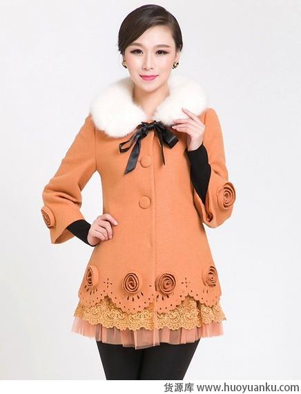 毛呢向暖，花饰旖旎-第3张图片-货源库