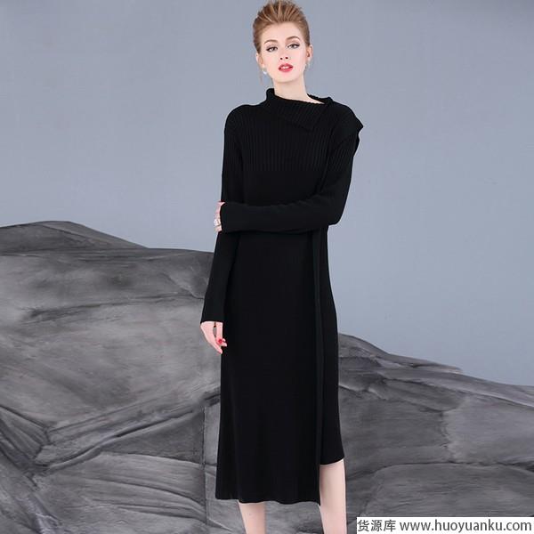 简单舒适凹造型，没有针织裙可不行-第12张图片-货源库