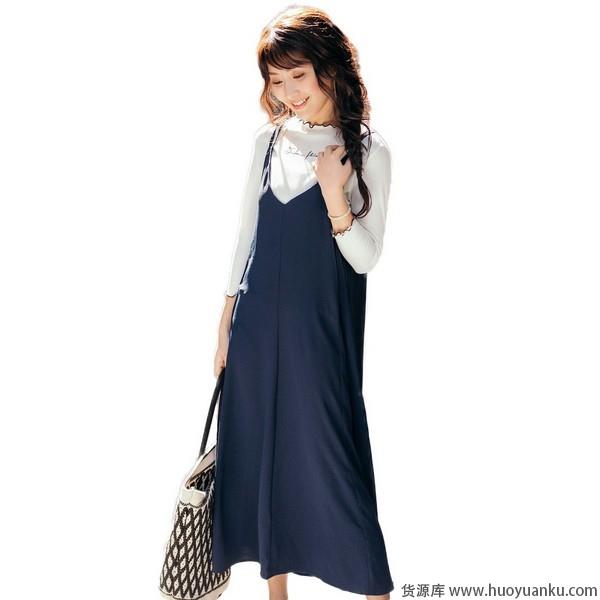 清凉曼妙，吊带连衣裙性感飞扬-第9张图片-货源库