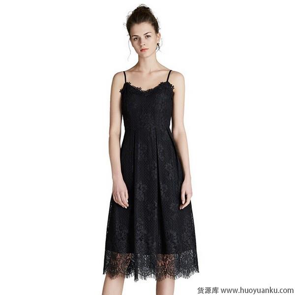 清凉曼妙，吊带连衣裙性感飞扬-第10张图片-货源库