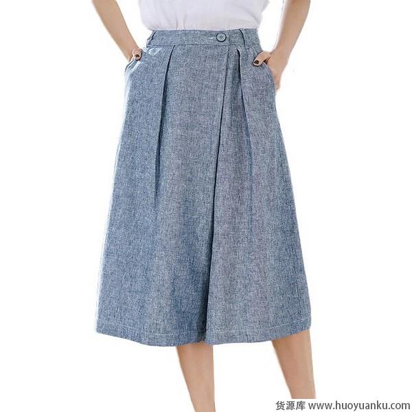 七分阔腿裤霸气足召唤女王风-第2张图片-货源库