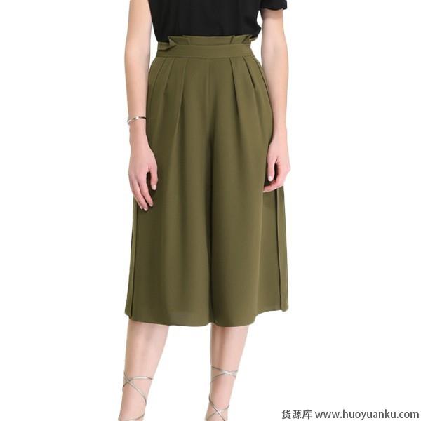 七分阔腿裤霸气足召唤女王风-第3张图片-货源库