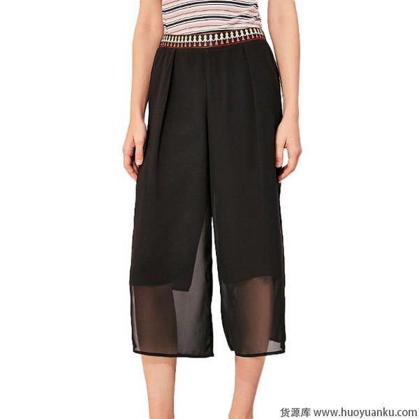 七分阔腿裤霸气足召唤女王风-第6张图片-货源库