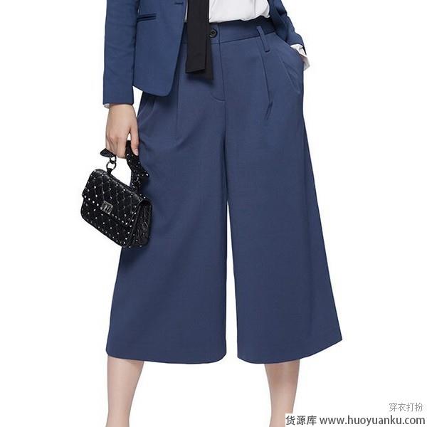 七分阔腿裤霸气足召唤女王风-第9张图片-货源库