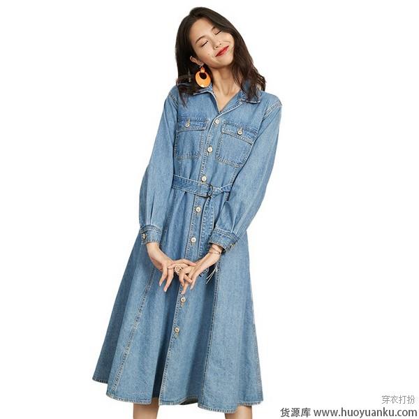 衬衫连衣裙温婉派，乖巧时髦释义淑女品格-第4张图片-货源库