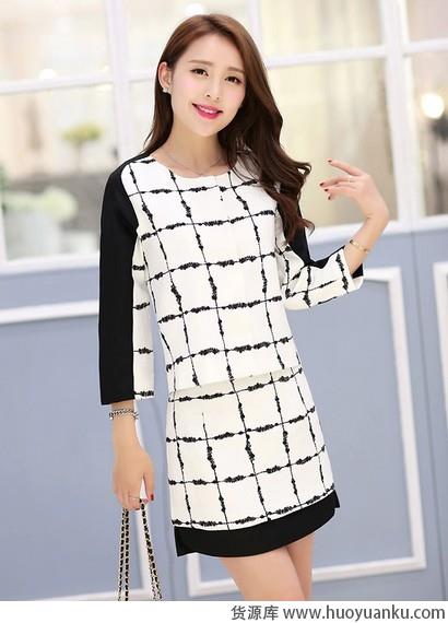 短裙套装玲珑女生显高挑-第6张图片-货源库