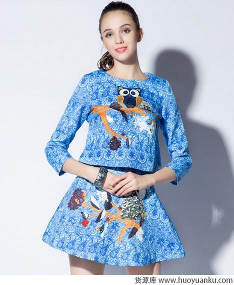 短裙套装玲珑女生显高挑-第9张图片-货源库