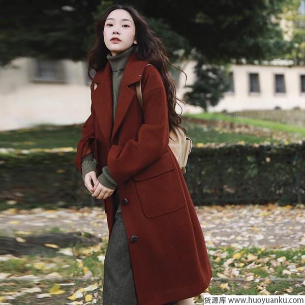 一见钟情的毛呢大衣都长什么样？-第9张图片-货源库