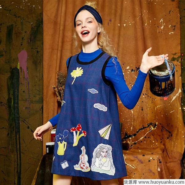 叠穿第一要义秋天是无袖裙的战场-第5张图片-货源库 叠穿第一要义秋天是无袖裙的战场-第5张图片-货源库